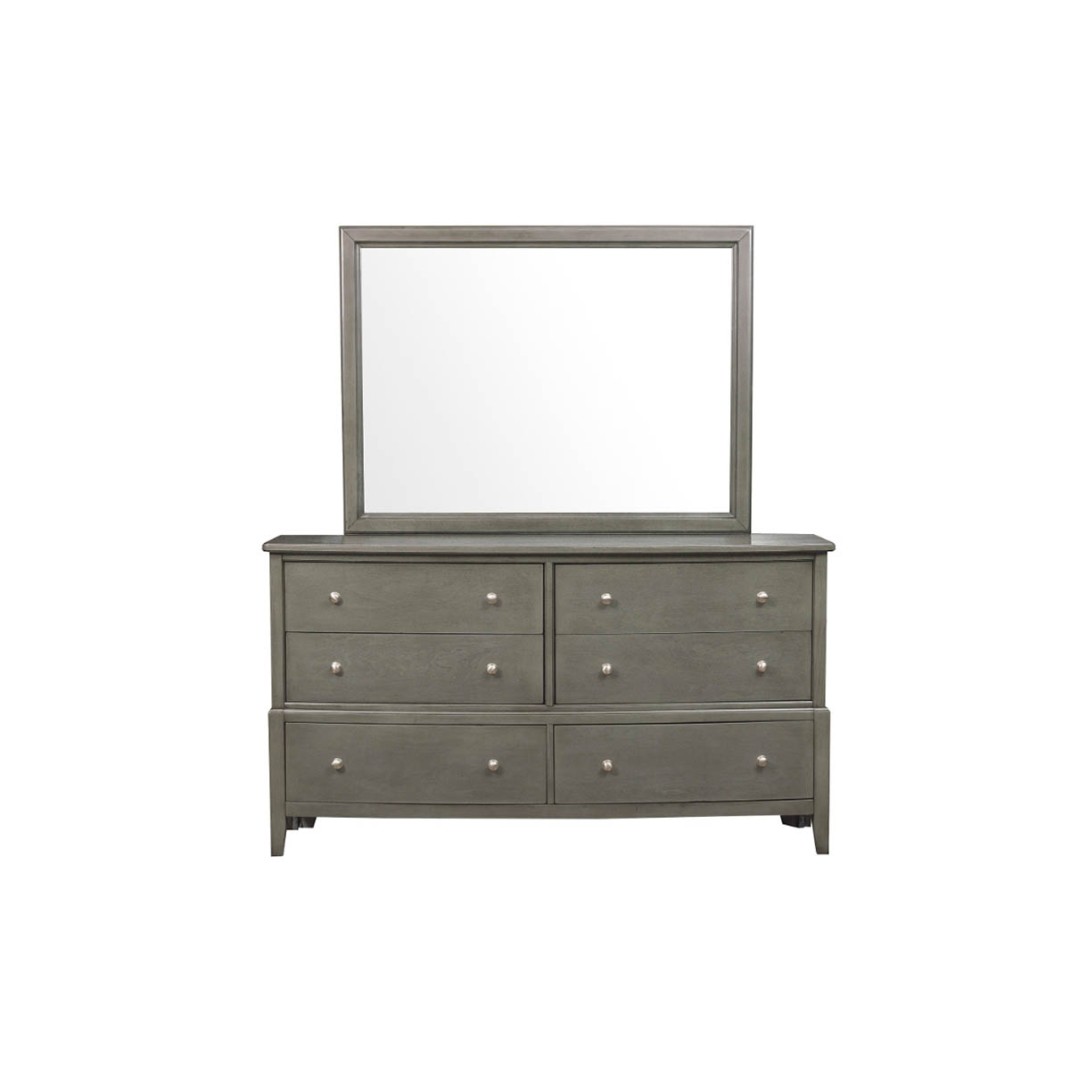 Homelegance Grey Loft Dresser and Mirror