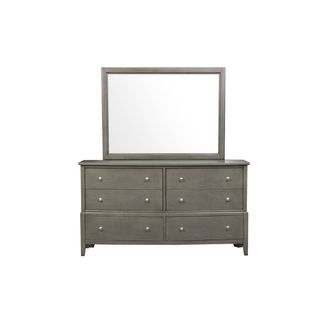 Homelegance Grey Loft Dresser and Mirror