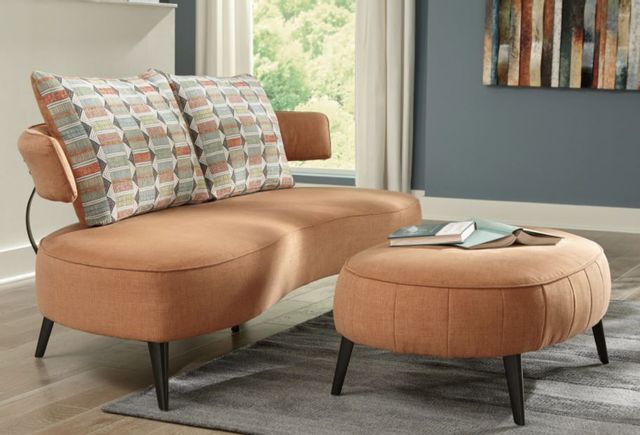 Signature Design by Ashley® Hollyann 2 Piece Rust Living Room Seating Set-3