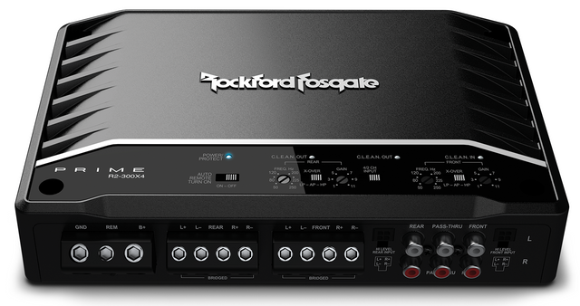 Rockford Fosgate® Prime 300 Watt 4-Channel Amplifier 1