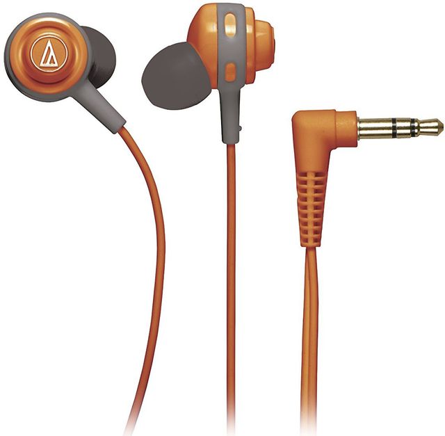 Audio-Technica® SonicSport Orange In-Ear Headphones 0