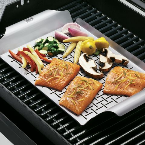 Weber® Stainless Steel Deluxe Grilling Pan 5