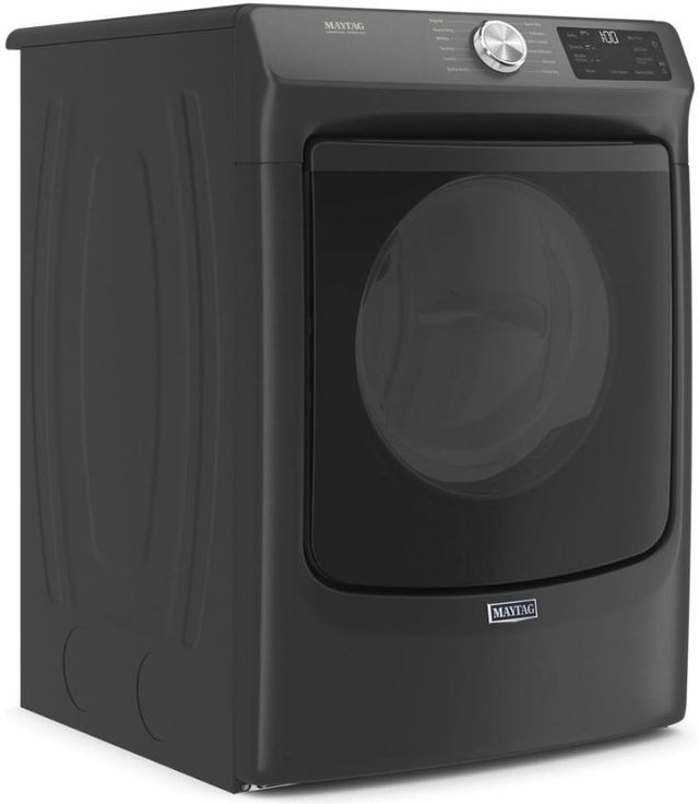 Maytag® 7.3 Cu. Ft. Volcano Black Front Load Electric Dryer -3