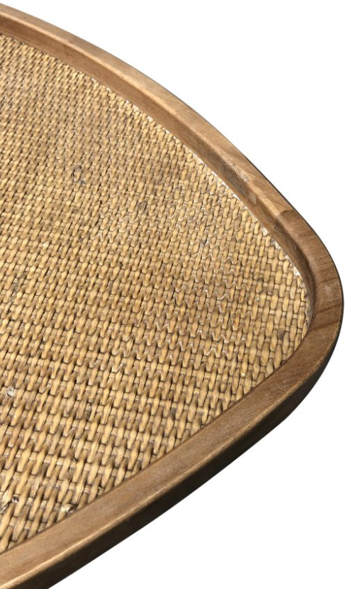 Moe's Home Collection Rollo Brown Rattan Coffee Table 2