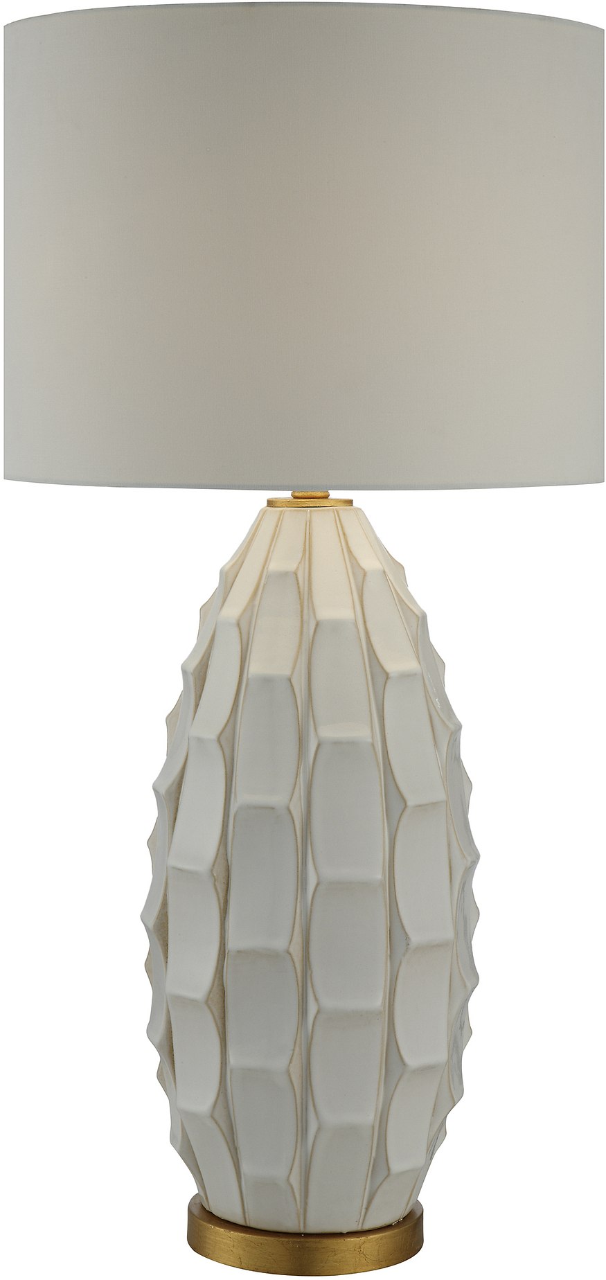 Crestview Collection Cambridge White Table Lamp