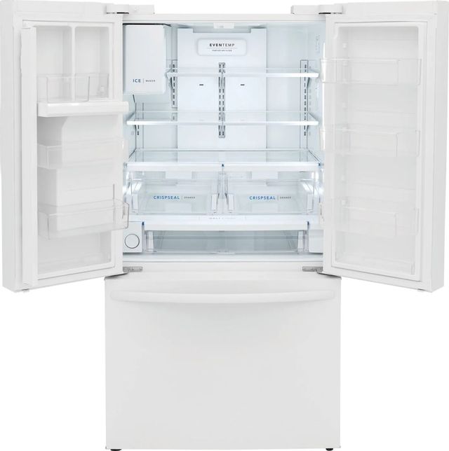 Frigidaire® 27.8 Cu. Ft. White French Door Refrigerator 2