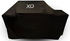 XO 40" Dark Brown Performance XLT Freestanding Grill with Side Burner Cover