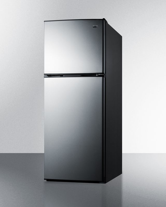 Summit® 7.1 Cu. Ft. Stainless Steel Top Freezer Refrigerator 1
