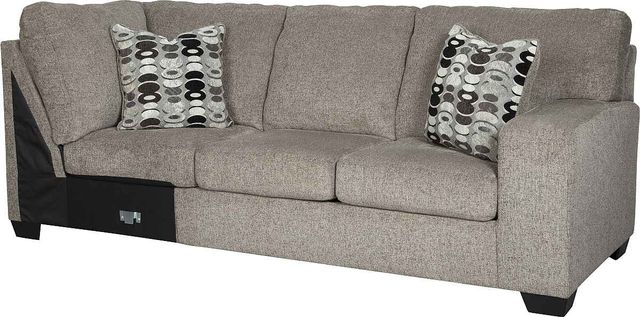 Signature Design by Ashley® Ballinasloe 3-Piece Platinum Right-Arm Facing Sectional with Chaise-2