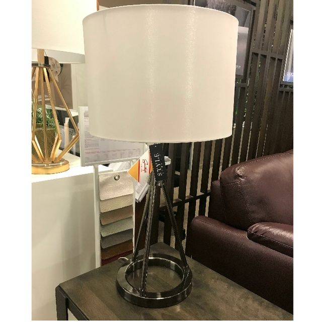  StyleCraft Table Lamp, Black Nickel/Metal 1