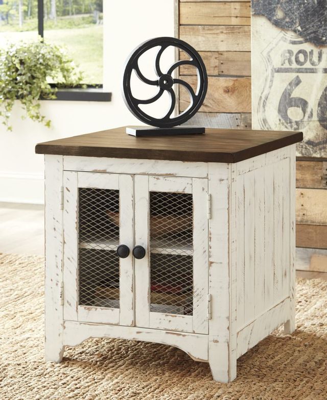 Signature Design by Ashley® Wystfield White/Brown End Table 6