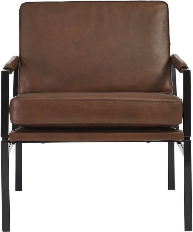 Signature Design by Ashley® Puckman Brown/Silver Accent Chair 1