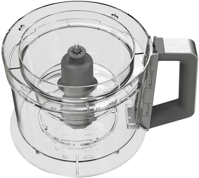 GE - 12-Cup Food Processor - Stainless Steel