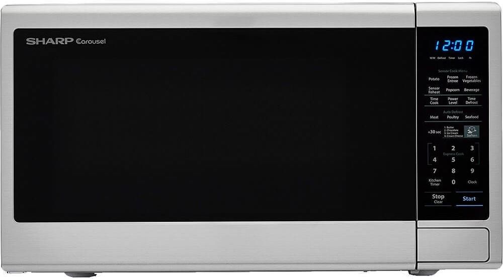 Sharp® Carousel® Countertop Microwave Oven-Stainless Steel