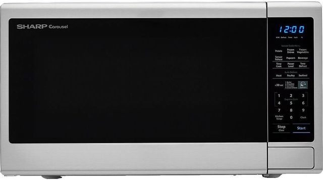 Sharp® Carousel® Stainless Steel Countertop Microwave Oven 0