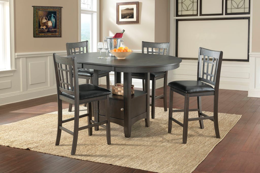 Elements Max Pub Table with Four Counter Chairs