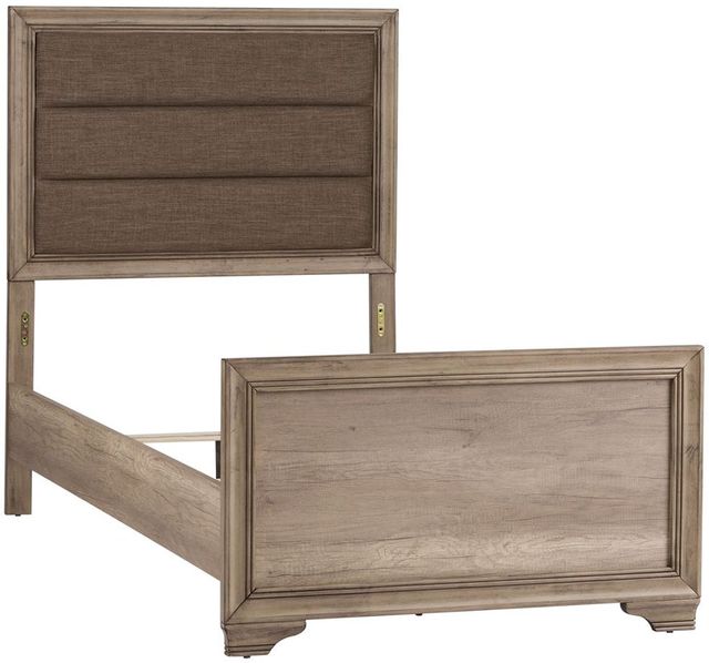 Liberty Furniture Sun Valley Sandstone Upholstered Twin Youth Bed 1