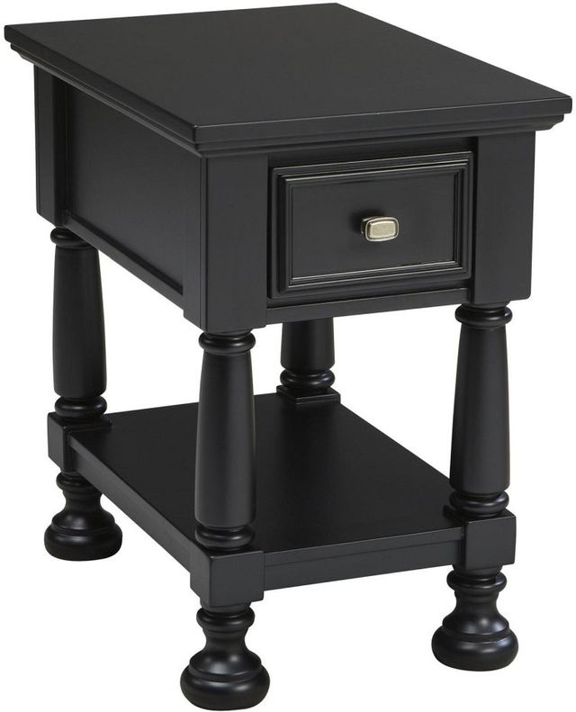 Signature Design by Ashley® Landiburg Black Chairside End Table 0
