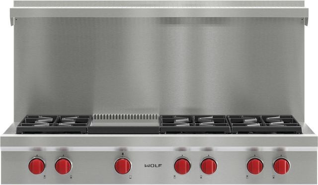 Wolf® 48" Pro Style Natural Gas Rangetop-1