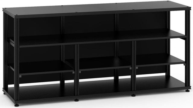 Salamander Designs® Synergy Open Center Triple 30 AV Cabinet-Black