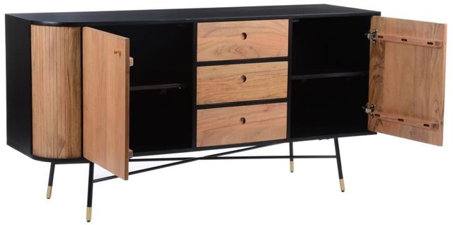 Moe's Home Collection Black and Tan Console Table 1