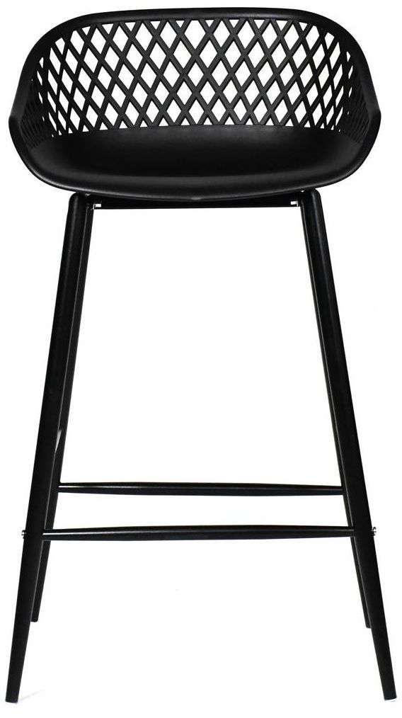Moe's Home Collection Piazza Black Outdoor Counter Height Stool