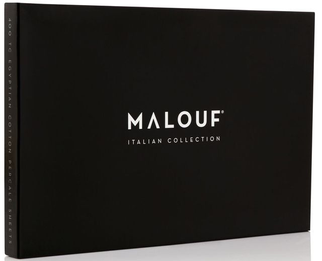 Malouf® Woven™ Italian Artisan White Queen Pillowcase Set 4