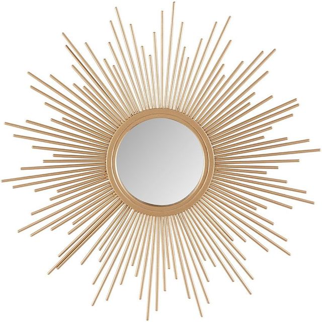 Olliix by Madison Park Gold Small Fiore Sunburst Mirror-1