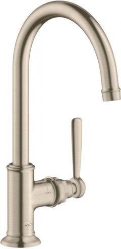 AXOR Montreux Brushed Nickel Single-Hole Faucet 210, 1.2 GPM