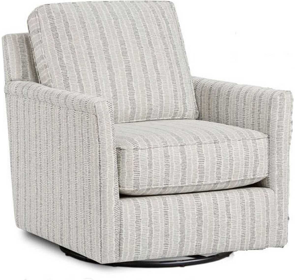 Fusion Furniture 21-02 Melbourne Denim Swivel Glider Chair