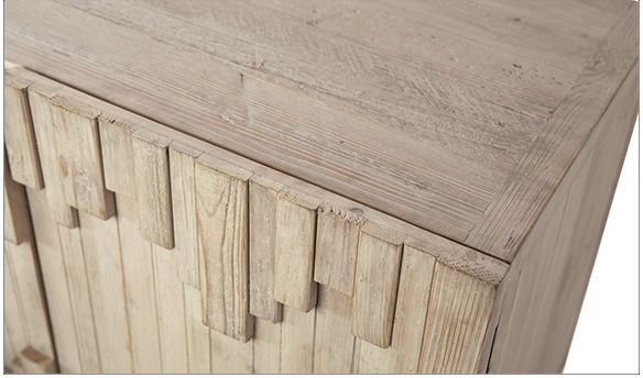 Dovetail Furniture Mabini Grey White Sideboard 3