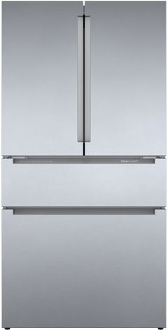 Bosch® 800 Series 36 in. 20.5 Cu. Ft. Stainless Steel Counter Depth French Door Refrigerator