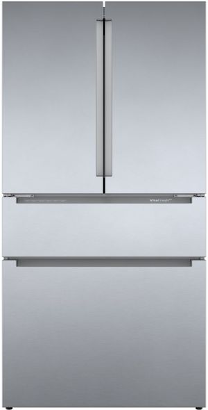 Bosch® 800 Series 20.5 Cu. Ft. Stainless Steel Counter Depth French Door Refrigerator