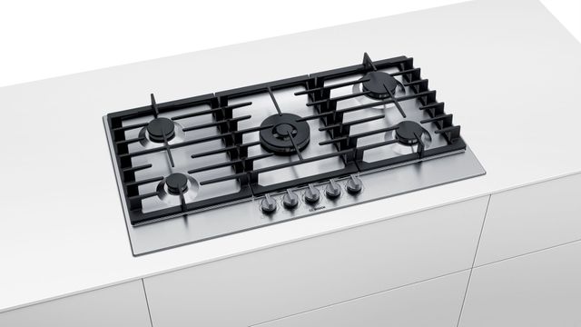 Bosch 800 Series 36" Stainless Steel Gas Cooktop 5