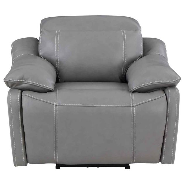 Steve Silver Co. Alpine Dual-Power Leather Recliner-1