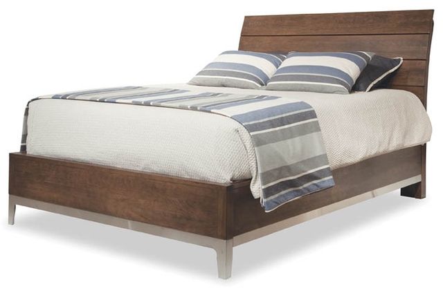 Durham Furniture Defined Distinction Autumn Wind Queen Wood Plank Bed 2