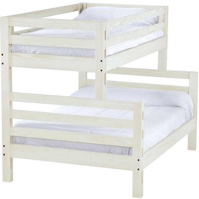 Crate Designs™ Furniture Cloud Twin/Full Tall Ladder End Bunk Bed
