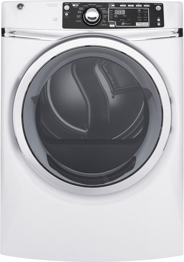 GE® Front Load Gas Dryer-White 0
