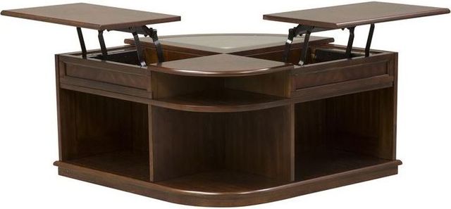 Liberty Furniture Wallace 3 Piece Dark Toffee Table Set-2