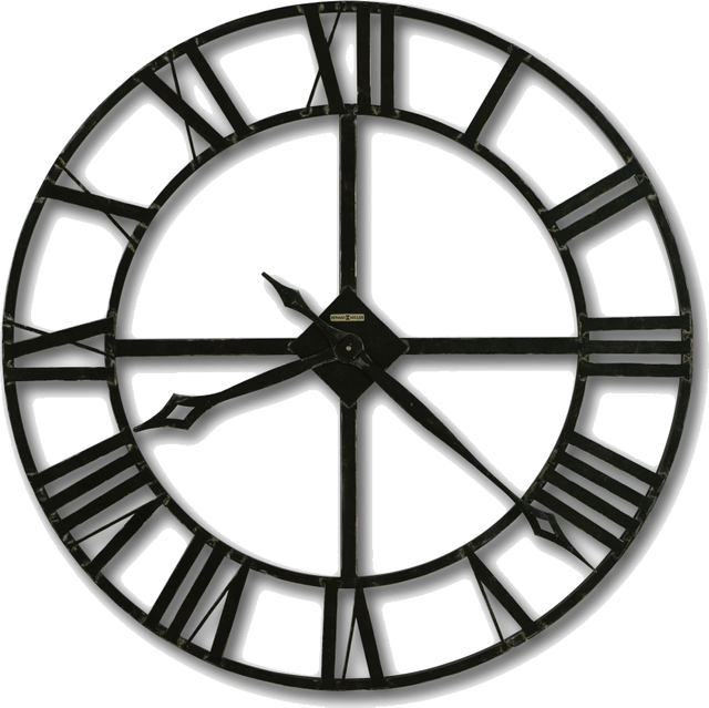 Howard Miller® Lacy II 14" Diameter Wrought Iron Wall Clock 0