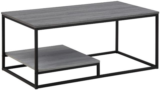 Crown Mark Macon 3-Piece Black/Gray Living Room Table Set-1