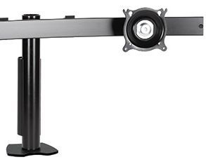 Chief® KTC Series Silver Widescreen Dual Horizontal Desk Clamp Mount 1