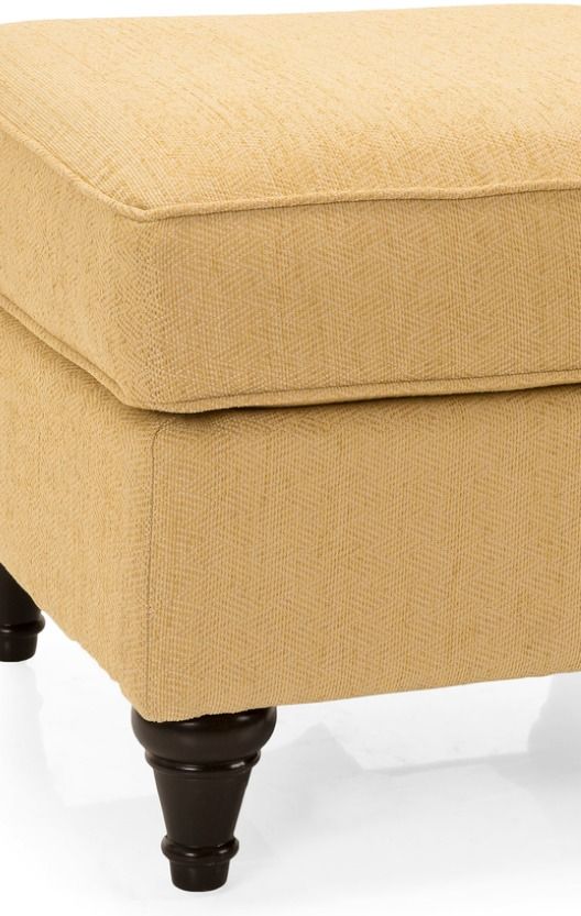 Decor-Rest® Furniture LTD 2478 Yellow Ottoman 1