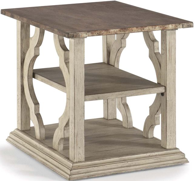 Flexsteel® Estate Antiqued End Table-0