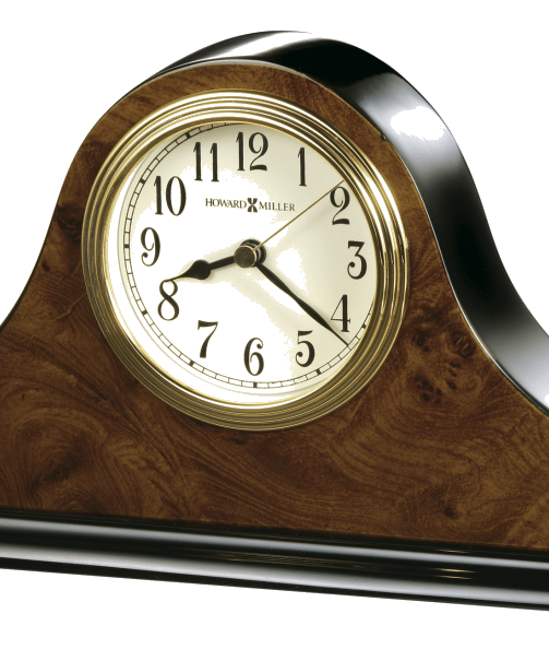 Howard Miller® Baxter Walnut Piano Tabletop Clock 1