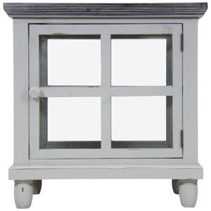 Rustic Imports Weathered Grey Cottage End Table
