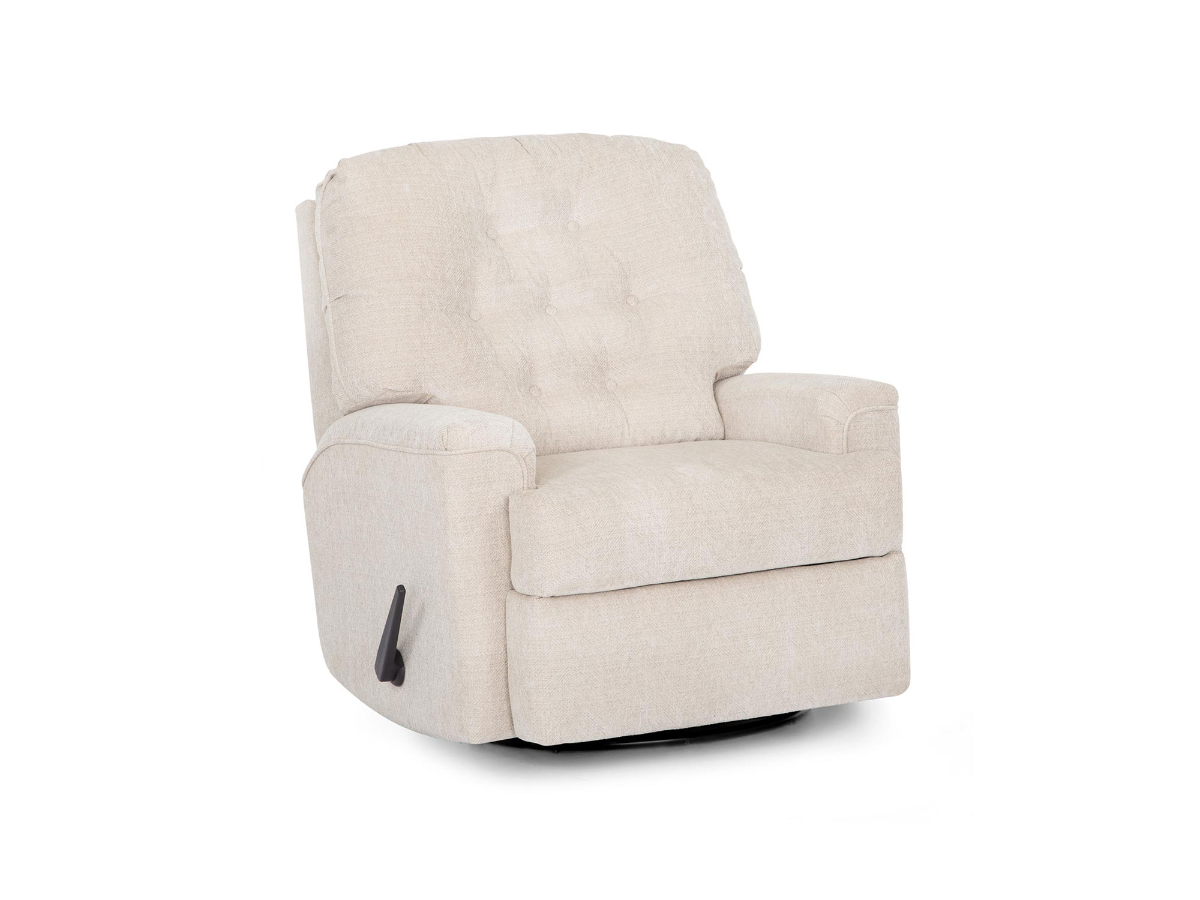 Petite swivel shop rocker recliner