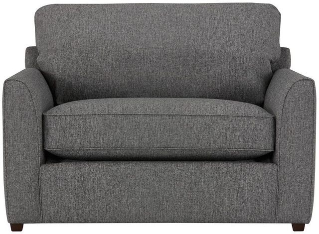 Kevin Charles Fine Upholstery® Asheville Hailey Gray Twin Sleeper Sofa-1
