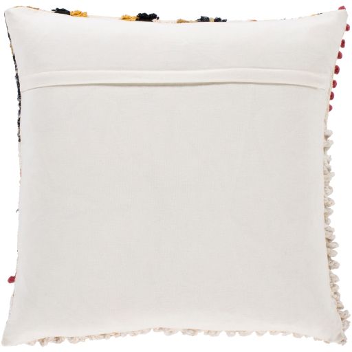 Surya Fleetwood Cream 20" x 20" Toss Pillow with Polyester Insert-1
