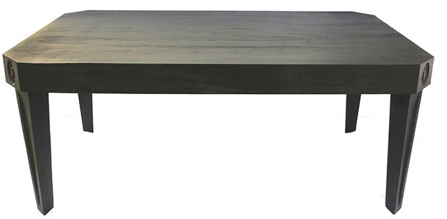 A & B Home Black Dining Table-1